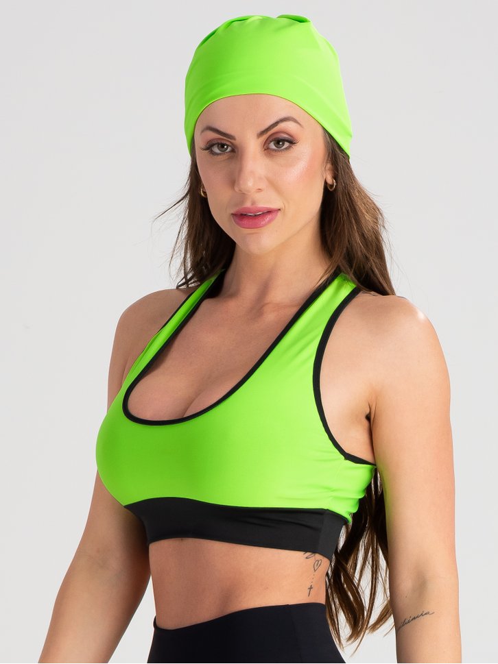top para ciclismo verde neon sport closet 101260 lat