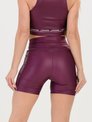 shorts feminino fitness savancini starlight vinho s401vn costas
