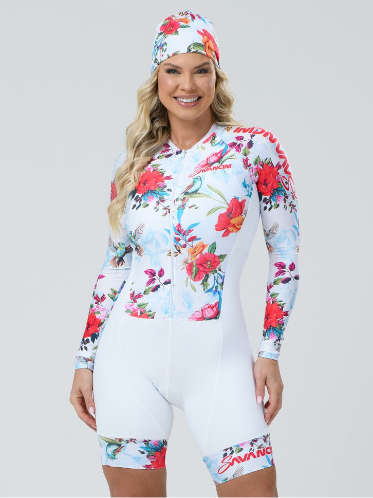 macaquinho ciclismo feminino beija flor savancini 3460f