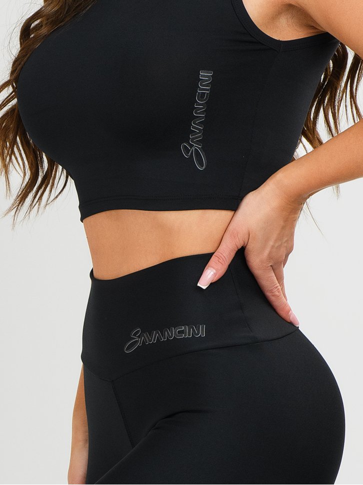 conjunto legging e cropped regata moving preto savancini 73007700po k 3