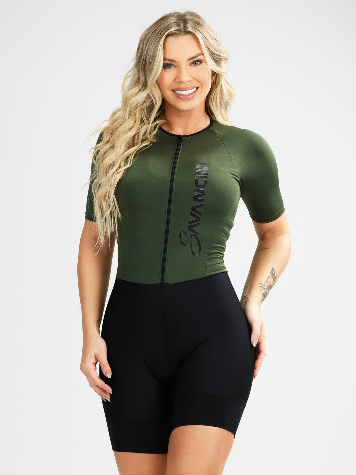 Conjunto Feminino Legging + Top Nadador L&iacute;nea