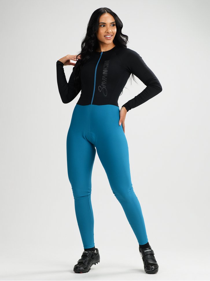 macacao ciclismo feminino forro em gel atlantis e preto savancini sp500 1