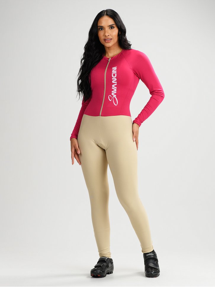 macacao ciclismo feminino forro em gel duna e racy savancini sp500 1
