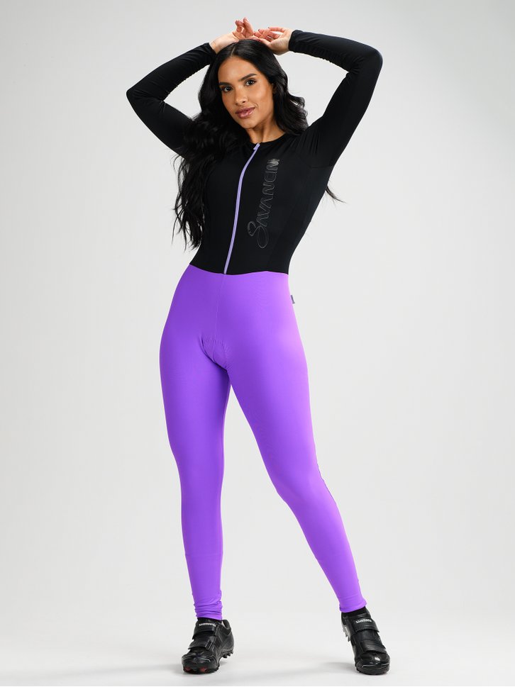 macacao ciclismo feminino forro em gel magic e preto savancini sp500 1