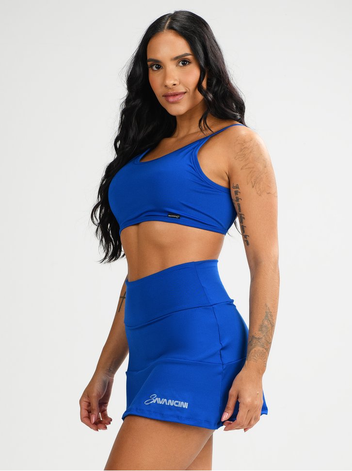 conjunto shorts saia e top frente unica moving royal 2