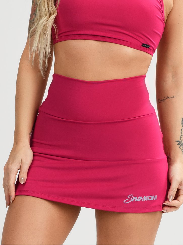 shorts saia feminino fitness savancini moving pink 1