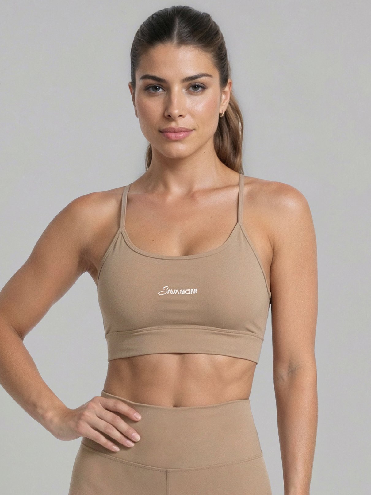 conjunto capuccino legging top