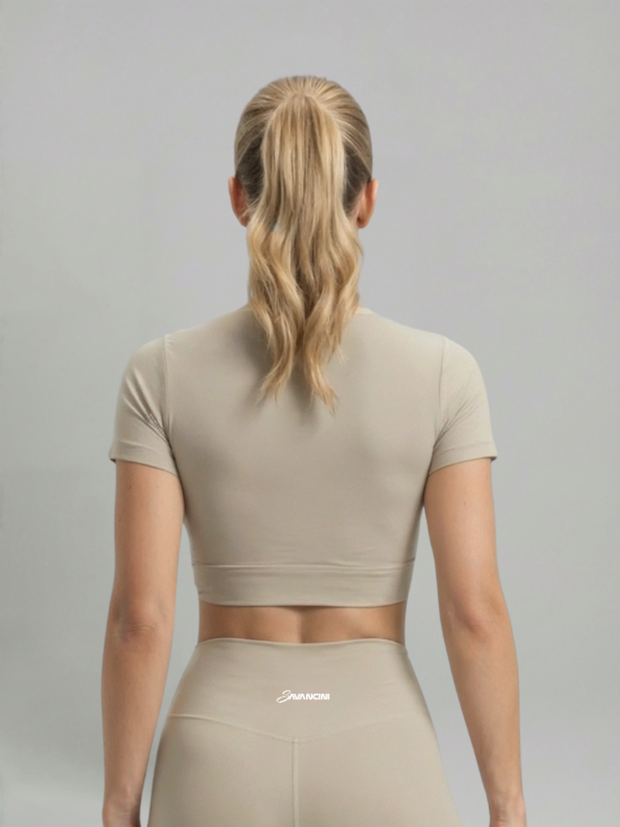 Cropped Savancini Flow Duna - detalhe