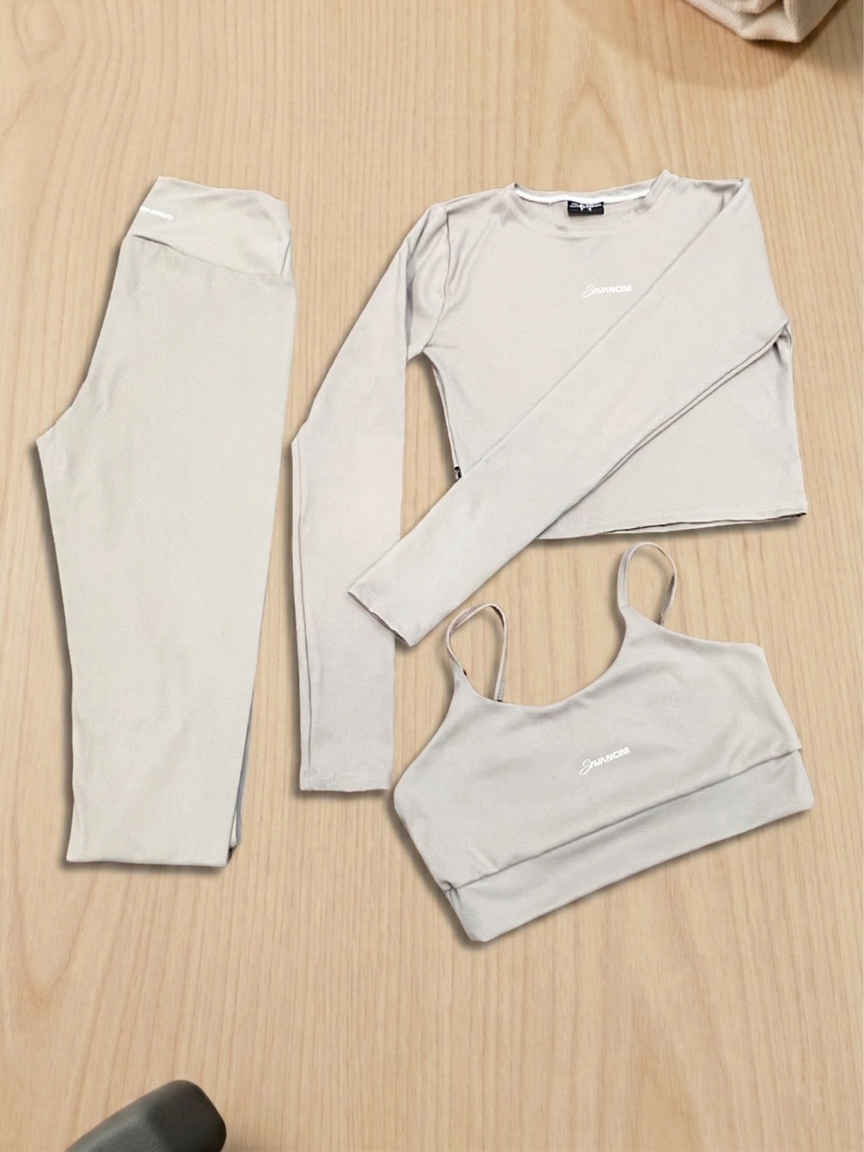 kit 3 pecas cropped flow logo 3