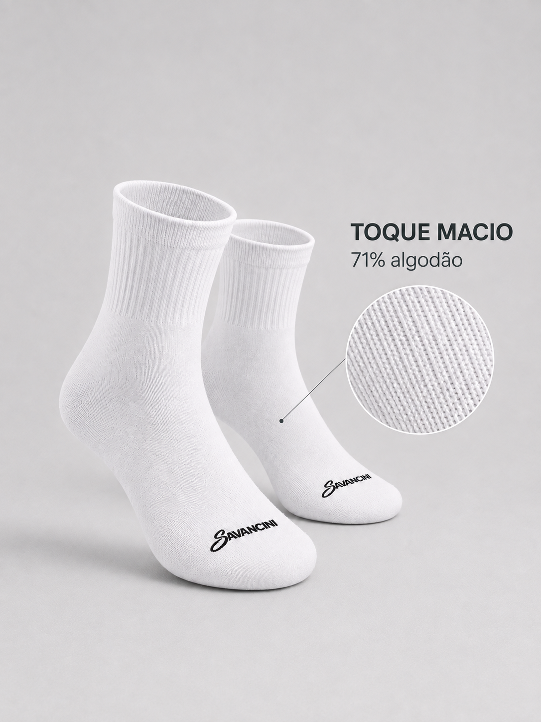 meia algodao branca 3