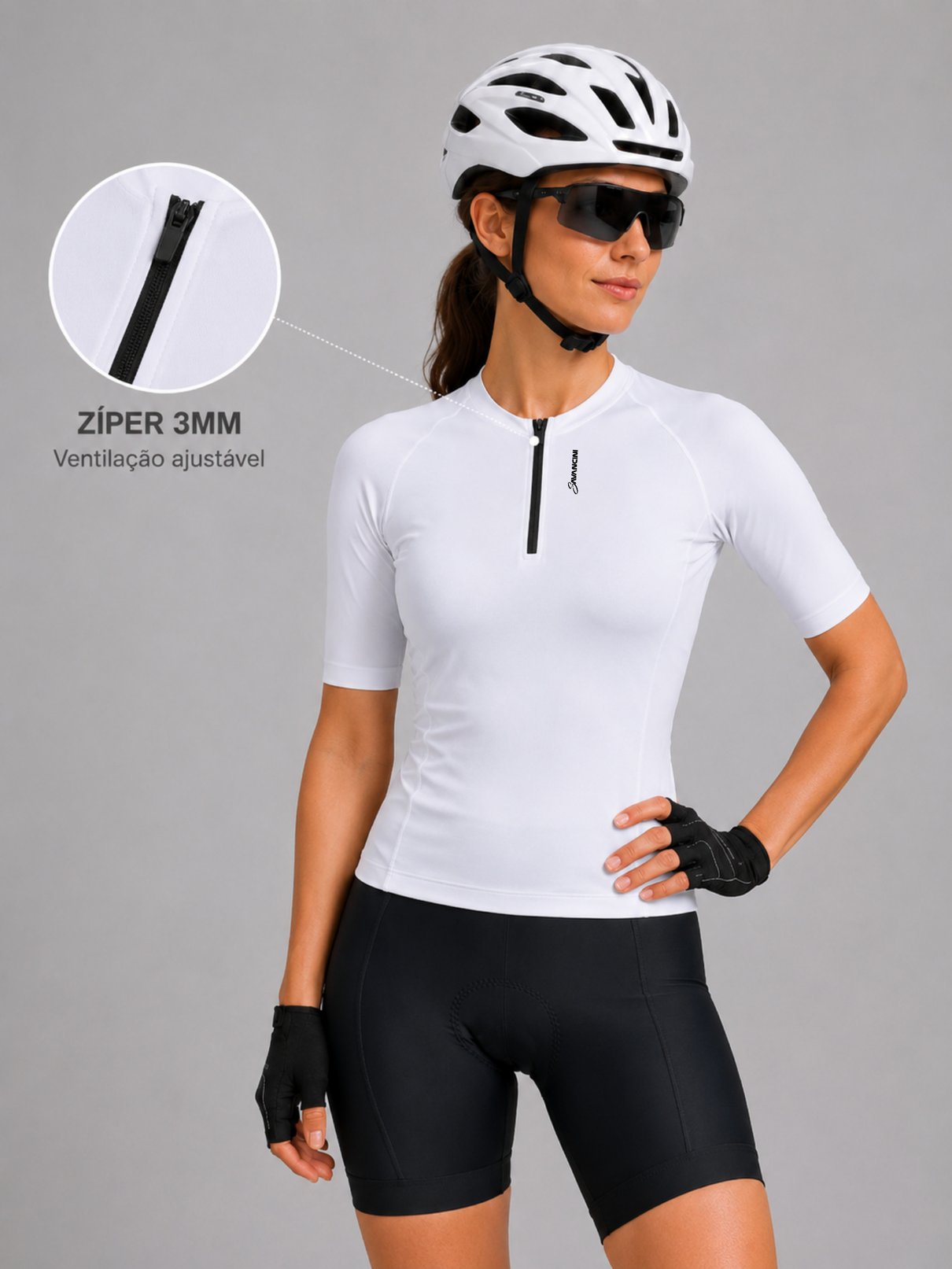 camisa feminina ciclismo combat cb306 3